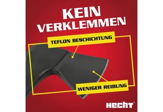 Universalaxt 900901 44 cm Länge 900 Gramm Teflon beschichtet, 44 cm Länge, mit Schutzkappe mit Tragegriff von Hecht, Grau – Produktbild 5 von 5
