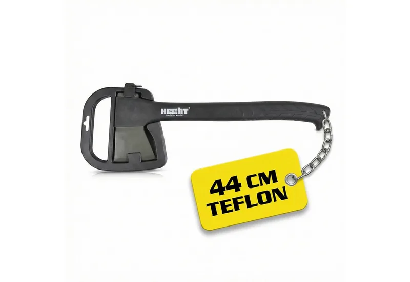 Universalaxt 900901 44 cm Länge 900 Gramm Teflon beschichtet, 44 cm Länge, mit Schutzkappe mit Tragegriff von Hecht, Grau – Produktbild 1 von 5