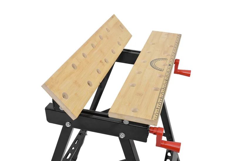 Werkbank klappbar 100 kg Tragkraft bis 12 cm Spannweite, 650 x 120 x 16 mm Arbeitsplatten by Hecht – product image 4 of 5