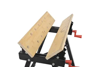 Werkbank klappbar 100 kg Tragkraft bis 12 cm Spannweite, 650 x 120 x 16 mm Arbeitsplatten by Hecht – product image 5 of 5