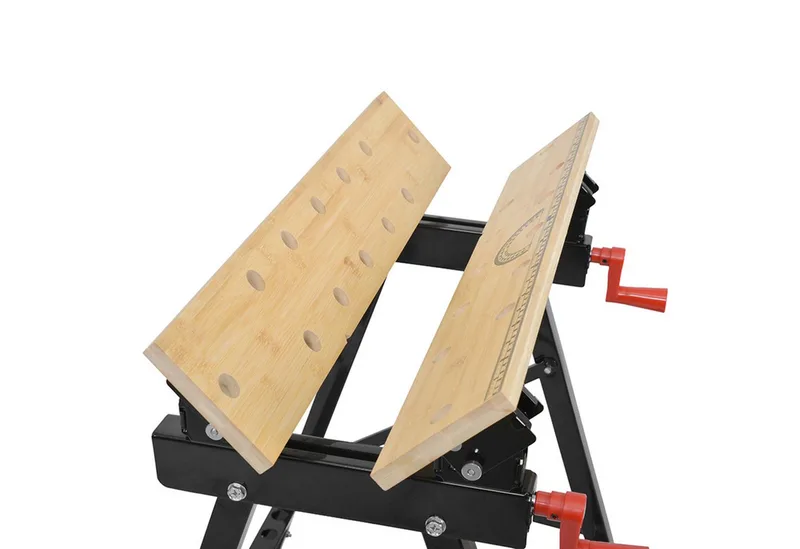 Werkbank klappbar 100 kg Tragkraft bis 12 cm Spannweite, 650 x 120 x 16 mm Arbeitsplatten by Hecht – product image 5 of 5