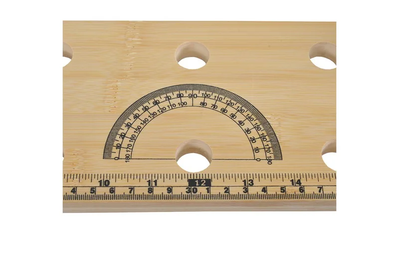 Werkbank klappbar 100 kg Tragkraft bis 12 cm Spannweite, 650 x 120 x 16 mm Arbeitsplatten by Hecht – product image 2 of 5