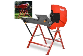 Wippkreissäge 8220 Elektro 2200W mit 405 mm HM Sägeblatt, Längenanschlag bis 810 mm, 135 mm Schnittiefe de Hecht, Rouge – image du produit 1 sur 5