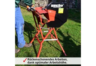 Wippkreissäge 8220 Elektro 2200W mit 405 mm HM Sägeblatt, Längenanschlag bis 810 mm, 135 mm Schnittiefe de Hecht, Rouge – image du produit 2 sur 5