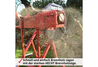Wippkreissäge 8220 Elektro 2200W mit 405 mm HM Sägeblatt, Längenanschlag bis 810 mm, 135 mm Schnittiefe de Hecht, Rouge – image du produit 3 sur 5