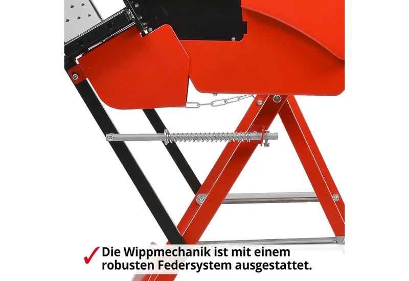 Wippkreissäge 8220 Elektro 2200W mit 405 mm HM Sägeblatt, Längenanschlag bis 810 mm, 135 mm Schnittiefe de Hecht, Rouge – image du produit 4 sur 5