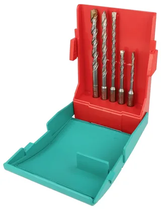 Bionic 16491 7 Hartmetall Hammerbohrer-Set 5 mm, 6 mm, 8 mm, 10 mm Gesamtlänge 40 mm SDS-Plus 1 Set by Heller – product image 2 of 2