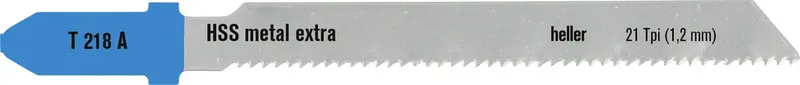 Heller 24007 9 Heller HSS metal extra Stichsägeblatt, Set 5-teilig, 50 x 1 x 6,4 21 Tpi (1,2 mm) 1 Set von Heller – Produktbild