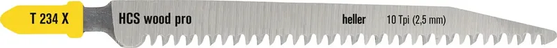Heller 25804 3 Heller HCS wood pro Stichsägeblatt, Set 5-teilig, 91 x 1,45 x 10 10 Tpi (2,5 mm) 1 Set de Heller – image du produit