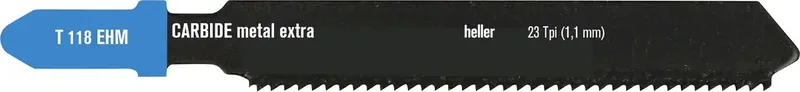Heller 25805 0 Heller CARBIDE metal extra Stichsägeblatt, Set 5-teilig, 63 x 2,3 x 8,8 23 Tpi (1,1 mm) 1 Set by Heller – product image
