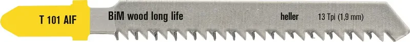 Heller 25816 6 Heller BiM sandwich Stichsägeblatt, Set 5-teilig, 155 x 1 x 9,8 25 Tpi (1 mm) 1 Set by Heller – product image