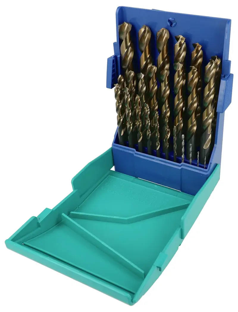 Heller 28707 4 HSS Metall-Spiralbohrer-Set 25teilig 1 mm, 2 mm, 3 mm, 4 mm, 5 mm, 6 mm, 7 mm, 8 mm, 9 mm, 10 mm, 11 mm, 12 mm, 13 mm geschliffen Zylinderschaft by Heller – product image 2 of 2