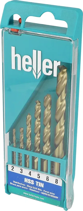 Heller 29351 8 Jeu de forets pour le métal 13 pièces revêtement en titane DIN 338 13 pc(s) de Heller – image du produit 1 sur 2