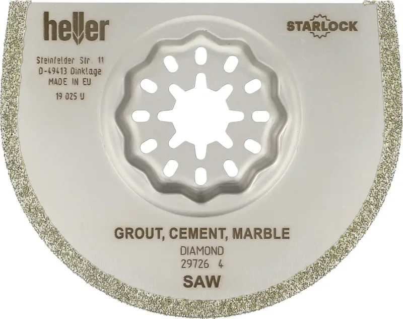Heller 29726 4 29726 4 Diamant Tauchsägeblatt 1 Stück 75 mm 75 mm 1 St. de Heller – image du produit 1 sur 2