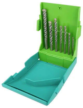 Heller 3015 18037 5 Hartmetall Stein-Spiralbohrer-Set 7teilig 4 mm, 5 mm, 6 mm, 8 mm, 10 mm, 12 mm Zylinderschaft 1 Set von Heller – Produktbild 2 von 2