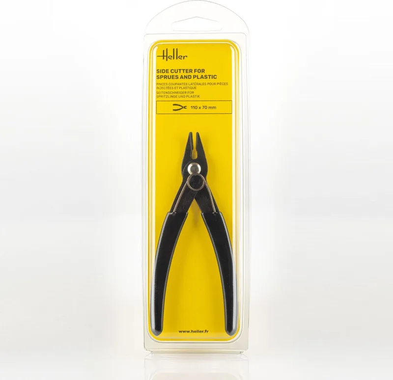 Klustang - 99017 Hobby Zijkniptang voor gietstukken en plastic - Gereedschap de Heller, Noir – image du produit