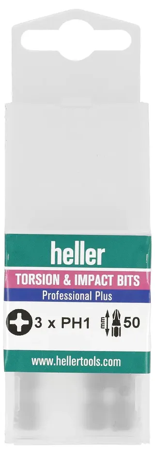 Torsion Impact Bits 30548 Bit-Set 3teilig Torsionszone de Heller – image du produit 2 sur 2