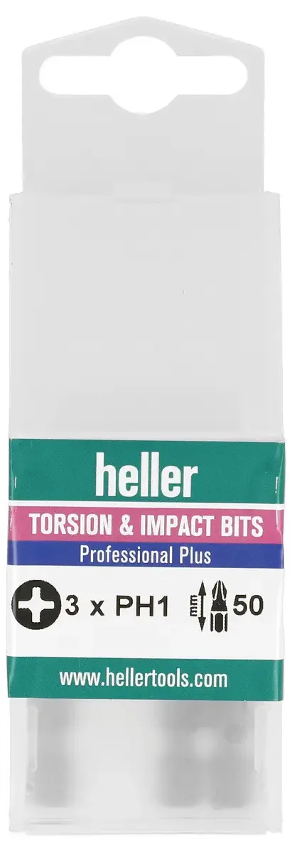 Torsion Impact Bits 30548 Bit-Set 3teilig Torsionszone de Heller – image du produit 2 sur 2