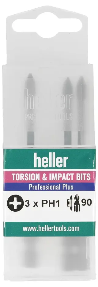 Torsion Impact Bits 30561 Bit-Set 3teilig Impaktor-Technologie van Heller – productafbeelding 2 van 2