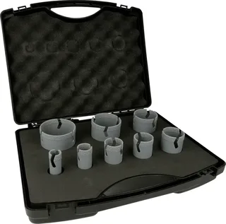 Vakuumgelötetes Lochsägen Set 8 tlg. 324991 Diamant-Bohrer 20 mm, 25 mm, 32 mm, 35 mm, 40 mm, 50 mm, 60 mm, 68 mm 1 Set från Heller – produktbild 1 av 2