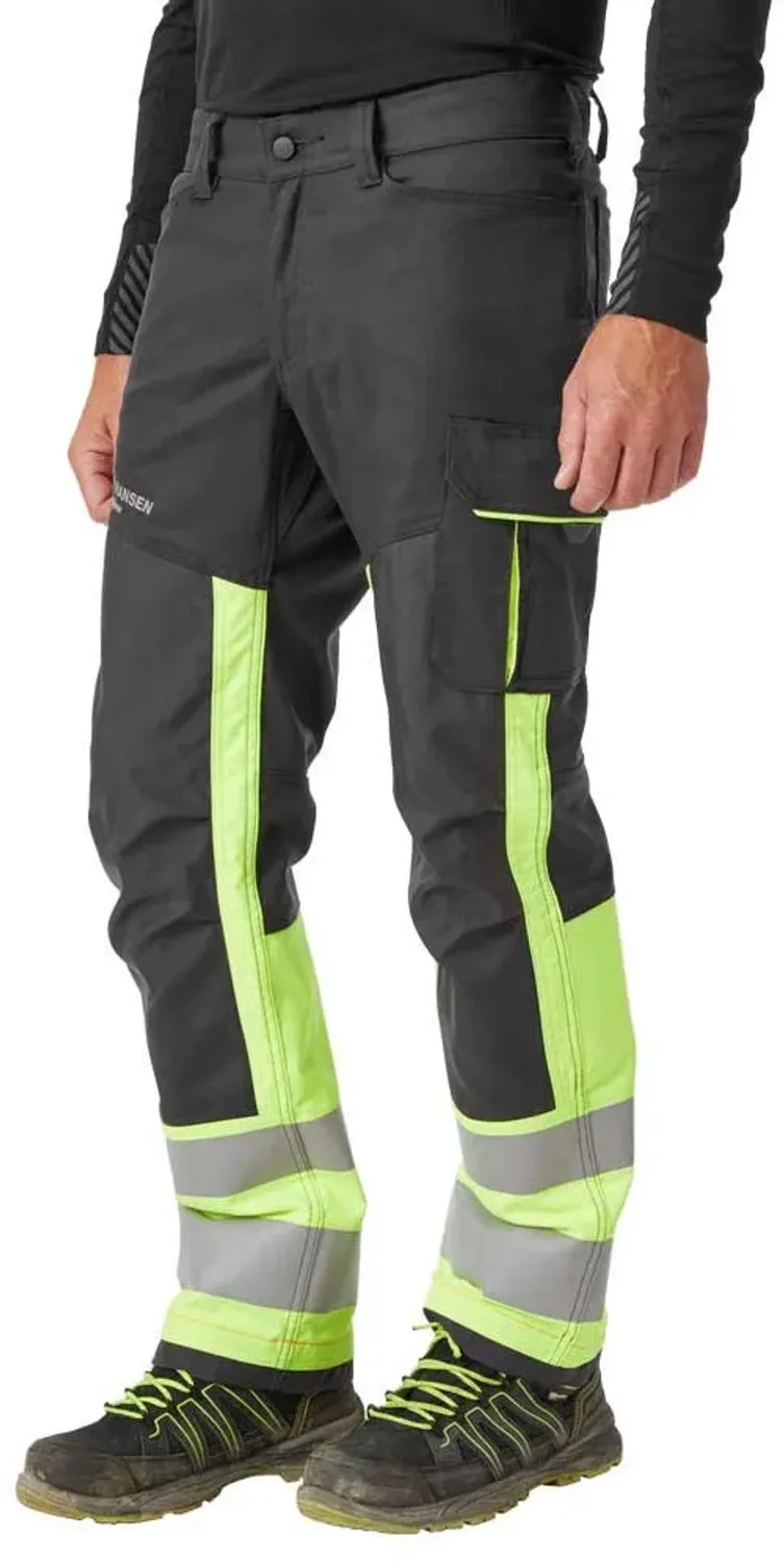 Alna 2.0 Cl1 Werkbroek Zwart C146 Man van Helly Hansen Workwear, Geel, Ebon – productafbeelding