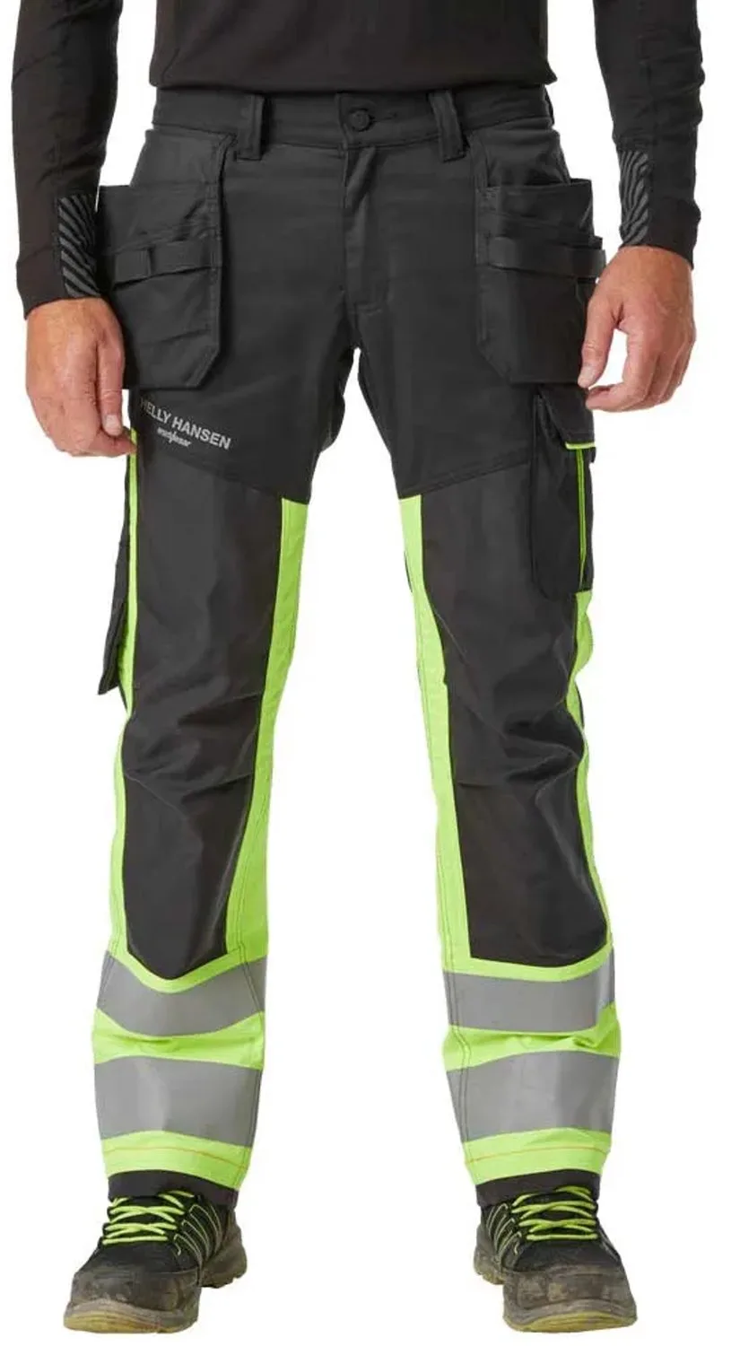 Alna 2.0 Cons Cl1 Werkbroek Groen,Zwart C154 Man de Helly Hansen Workwear, Jaune, Ebon – image du produit