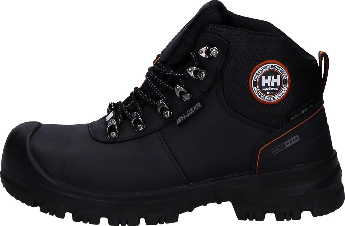 CHELSEA MID HT - S3 SRC van Helly Hansen Workwear, 992 black, Oranje – productafbeelding