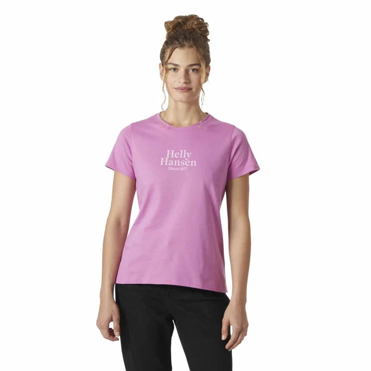 Core Graphic 2.0 T-shirt Met Korte Mouwen Roze L Vrouw van Helly Hansen Workwear, Meta Pink – productafbeelding