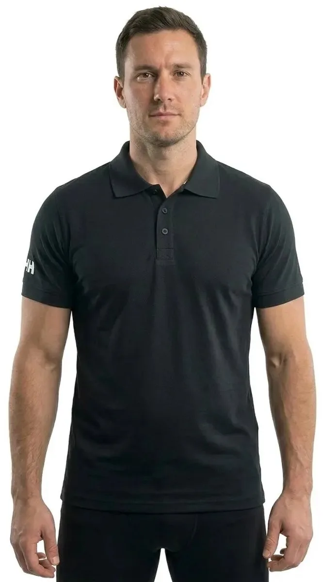 Crewline Korte Mouw Poloshirt Grijs 2XL Man by Helly Hansen Workwear, Ebony – product image