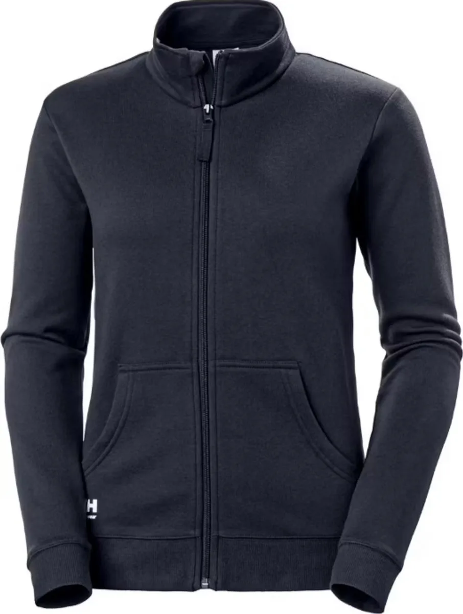 Helly Hansen 79210 MANCHESTER HALF ZIP SWEATSHIRT - 591 NAVY van Helly Hansen Workwear, Donkerblauw, XXL – productafbeelding