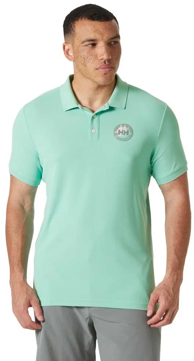 Hp Race 2.0 Korte Mouw Poloshirt Groen L Man de Helly Hansen Workwear, Lagoon – image du produit