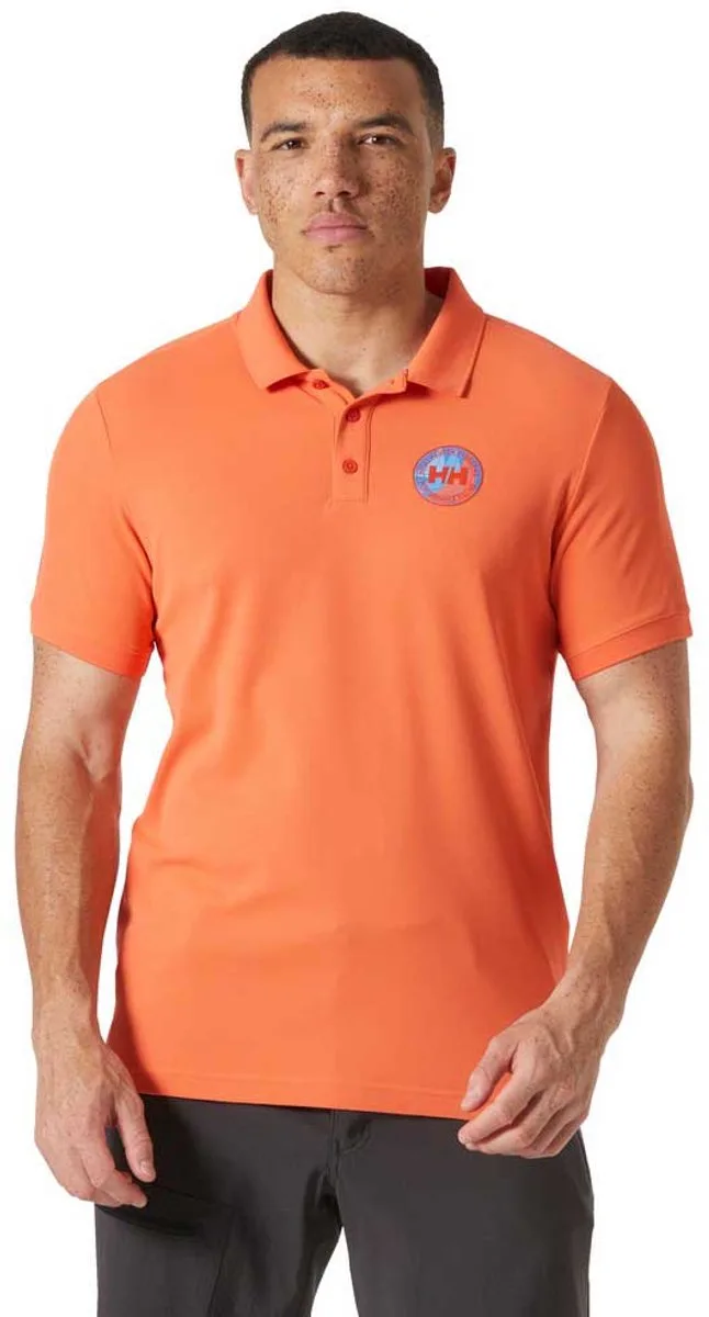 Hp Race 2.0 Korte Mouw Poloshirt Oranje M Man från Helly Hansen Workwear, Bonfire – produktbild
