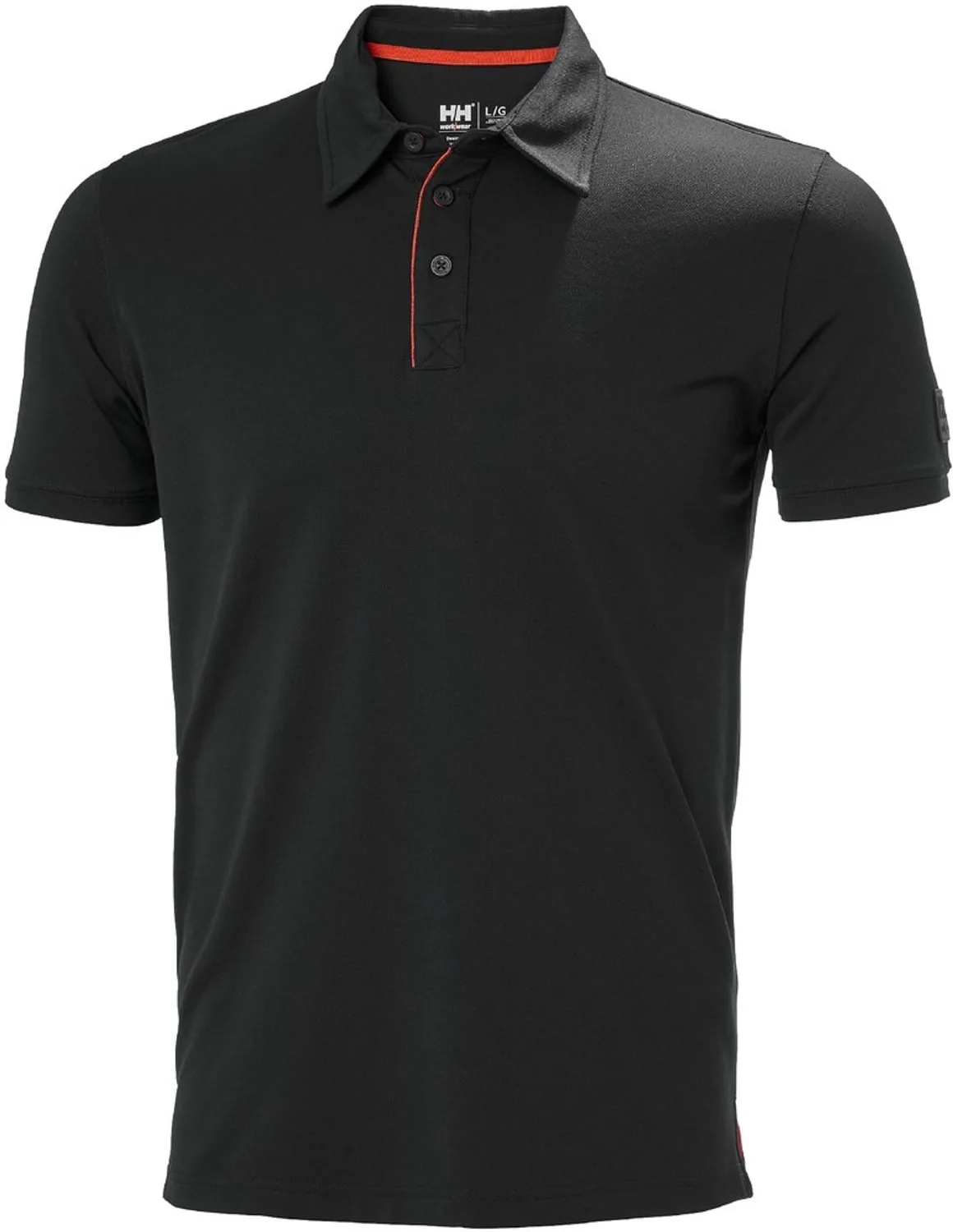Helly Hansen Tech Kurzarm-poloshirt von Helly Hansen Workwear, Schwarz – Produktbild