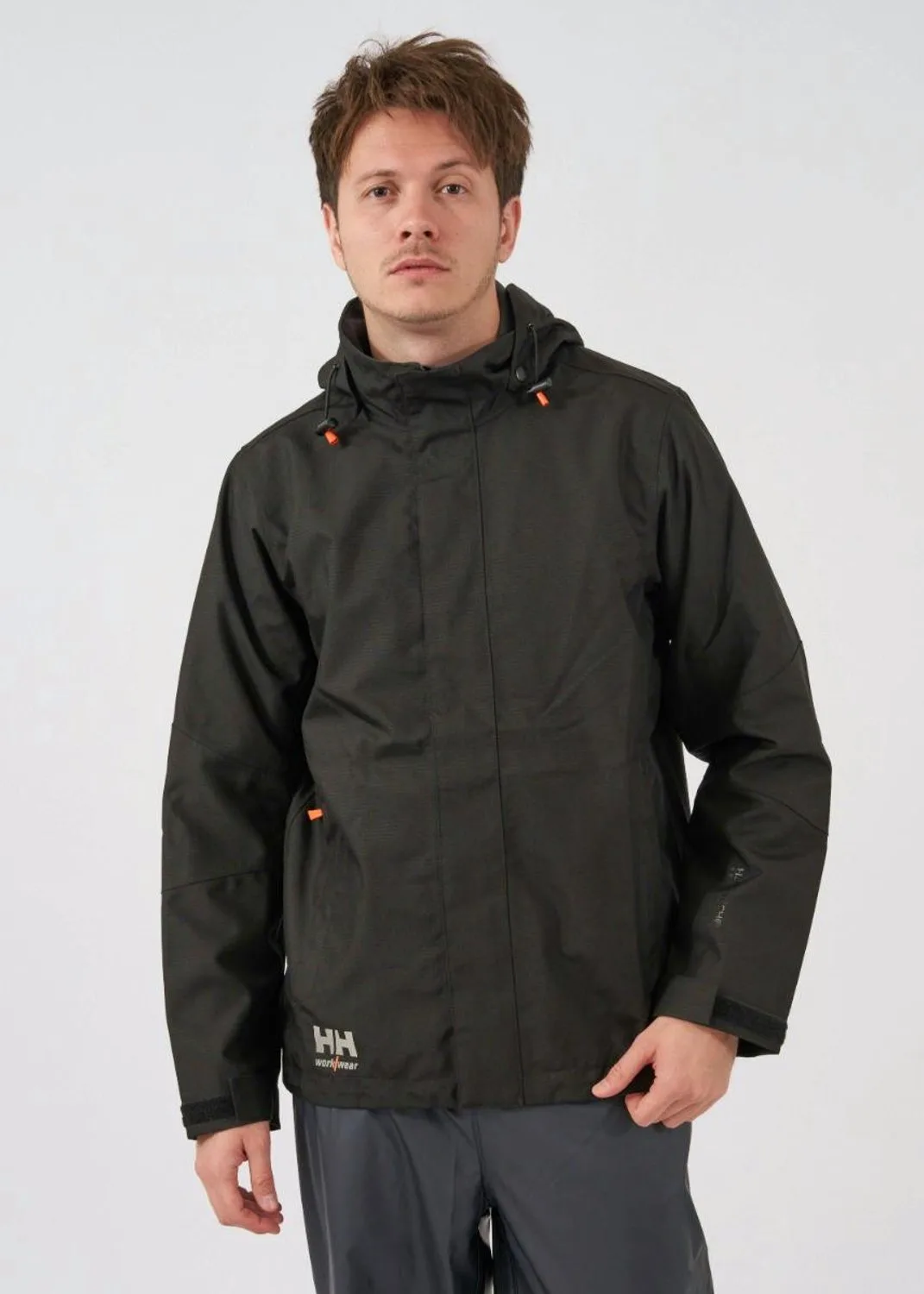 Oxford Breathable Waterproof Shell Jacket 71290 de Helly Hansen Workwear, Noir – image du produit