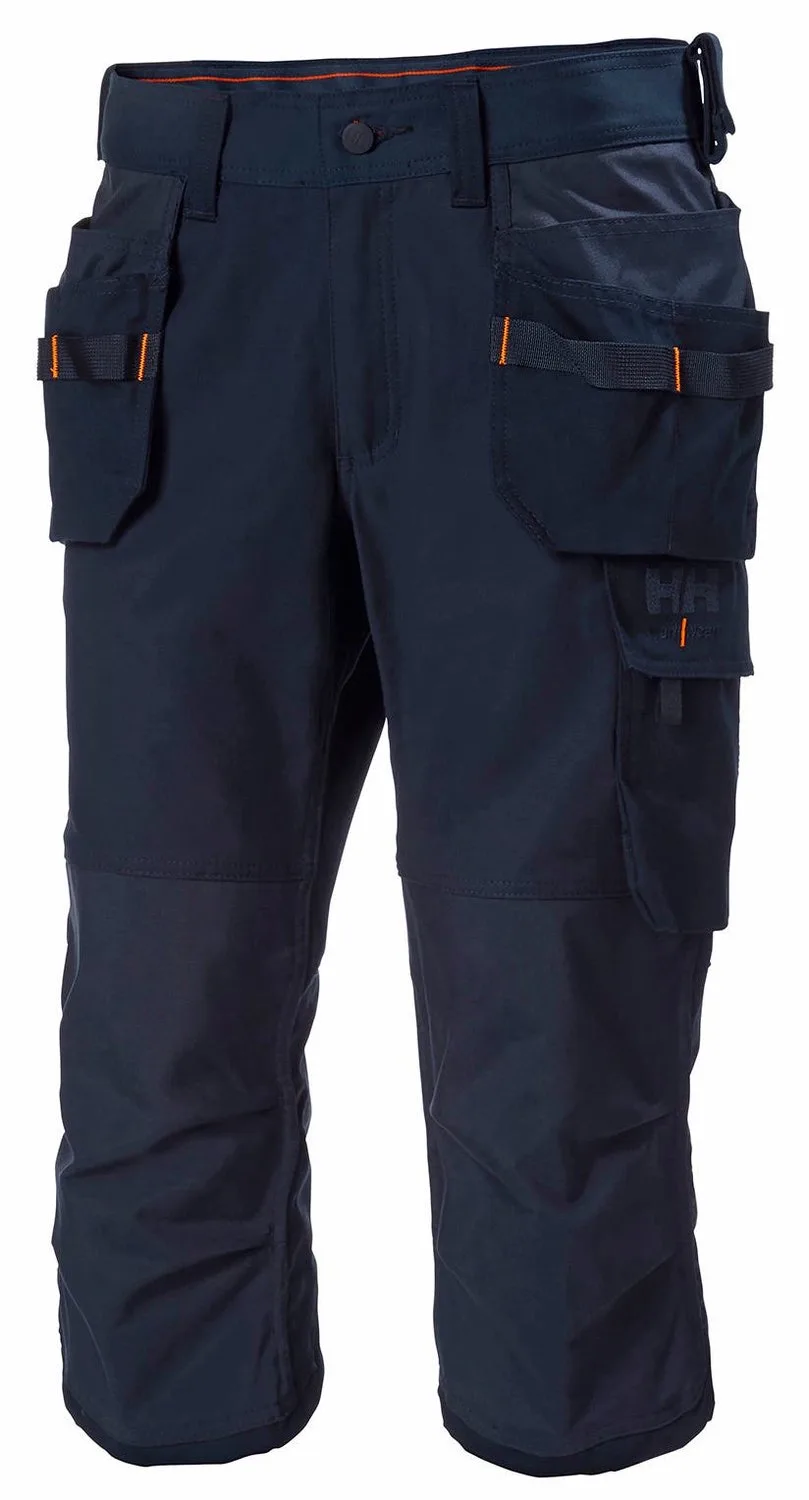 Oxford Durable Summer Work Pirate Pants van Helly Hansen Workwear, Zwart – productafbeelding