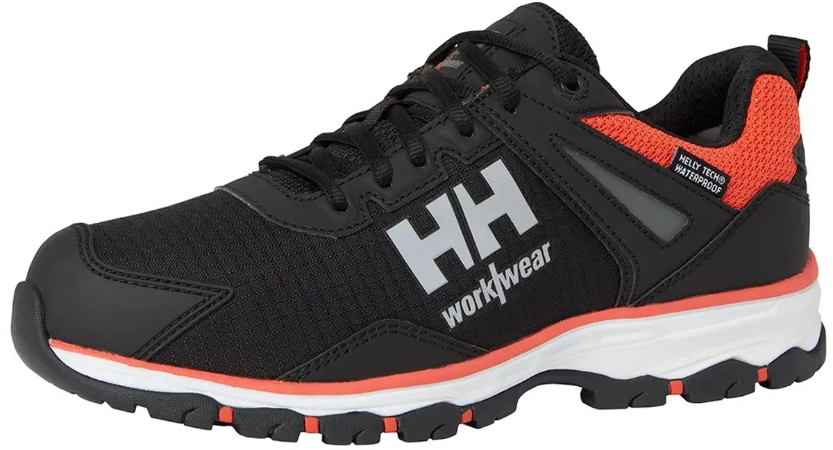 Sicherheitsschuhe Chelsea Evo 2 Low O2 Ht Black/Dark Orange-44 van Helly Hansen Workwear, Zwart, Dark Orange – productafbeelding