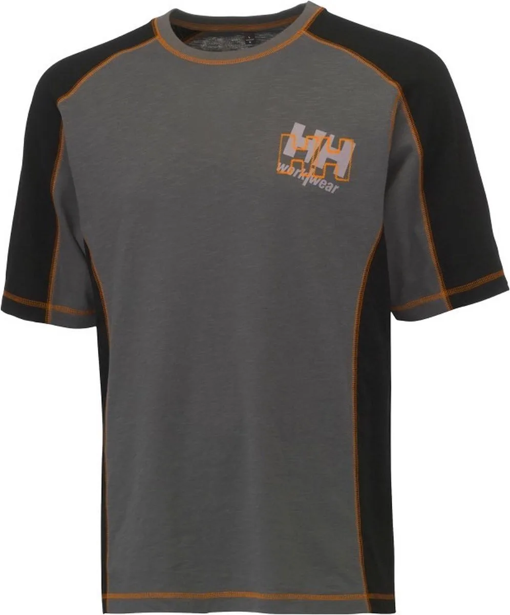 T-shirt Chelsea 79135 grijs oranje de Helly Hansen Workwear, Gris, M – image du produit
