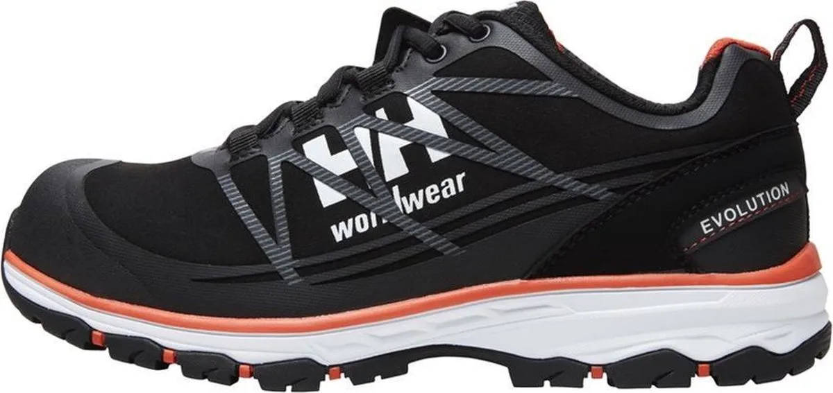 werkschoenen - Chelsea Evolution 78224 - laag - S3 - zwart / oranje fra Helly Hansen Workwear, Sort, Orange, 43 – produktbillede