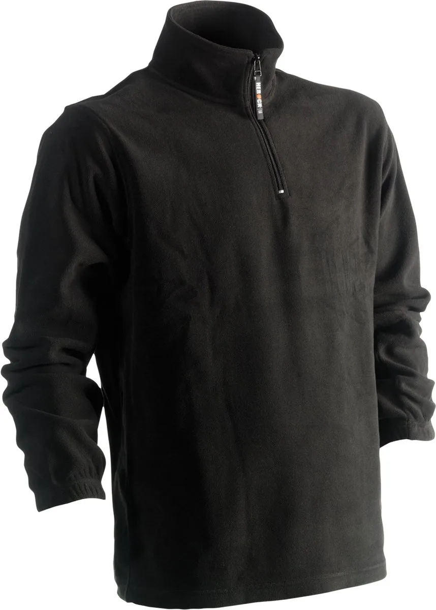 Antalis Fleece Sweater 21MSW0902-Zwart-L van Herock, Zwart – productafbeelding