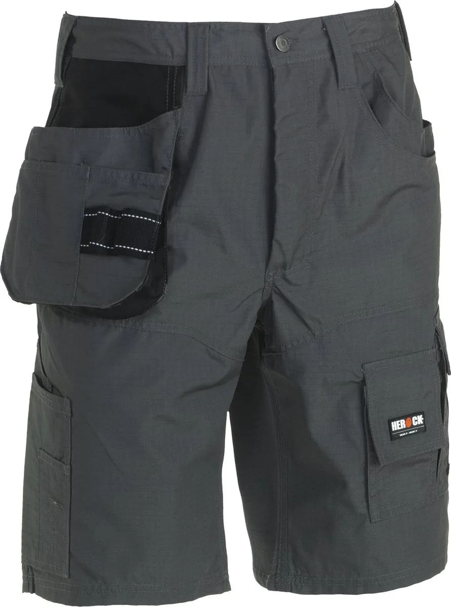 Batua korte werkbroek Experts (1701) - Grijs | Zwart de Herock, Gris, Noir, 50 – image du produit