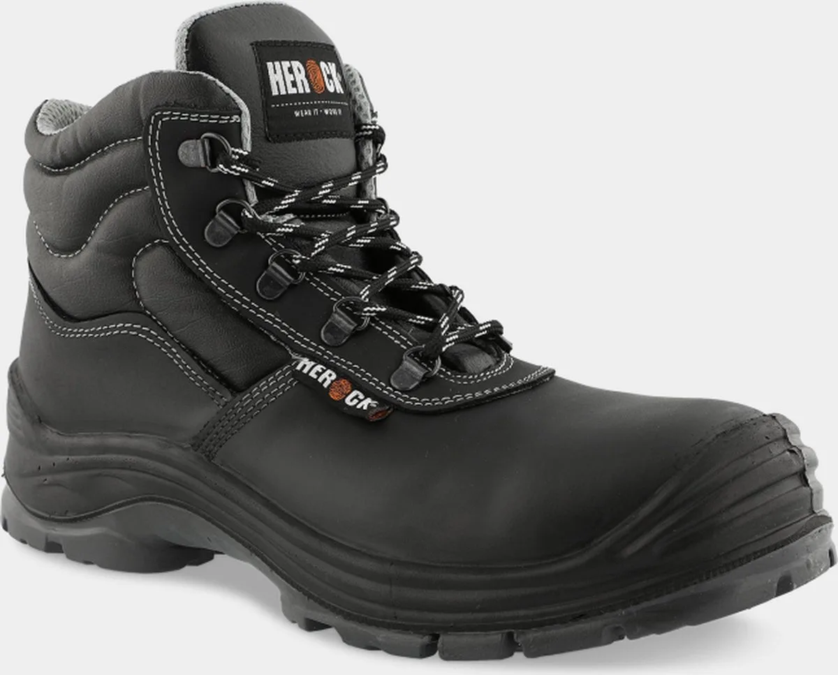 CONSTRUCTOR HIGH Veiligheidsschoenen Hoge Werkschoenen S3 van Herock, Zwart – productafbeelding