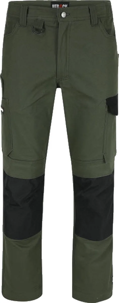 Dero werkbroeken Additional (2101) - Khaki | Zwart by Herock, Khaki, Black, 38 – product image