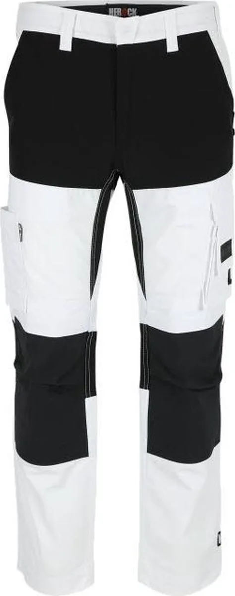 Hector werkbroek Experts (1803) - Wit | Zwart de Herock, Blanc, 48 – image du produit