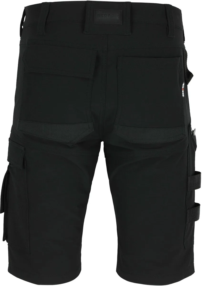 korte werkbroek Floki van Herock, Zwart – productafbeelding