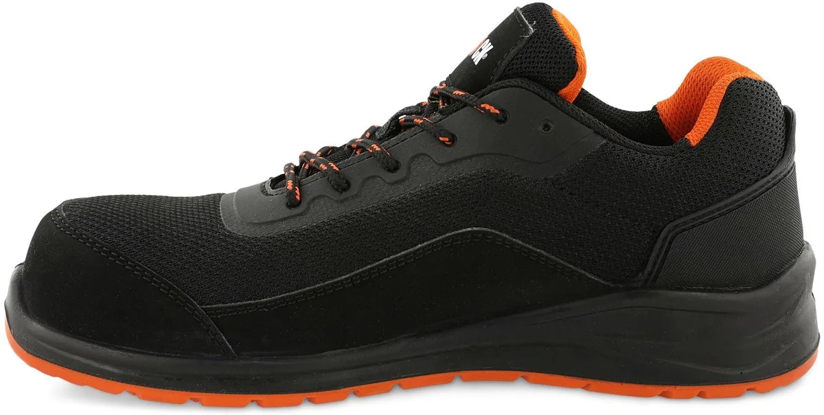 Leno S1PS Lage Veiligheidssneakers SR FO ESD SC van Herock, Oranje – productafbeelding
