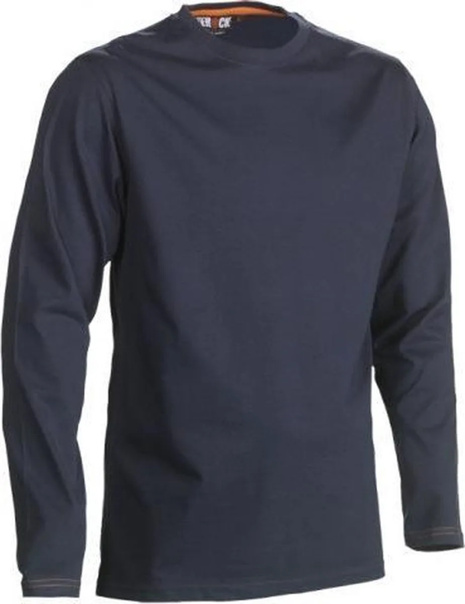 NOET | T-shirt met lange mouwen van Herock, Marineblauw – productafbeelding