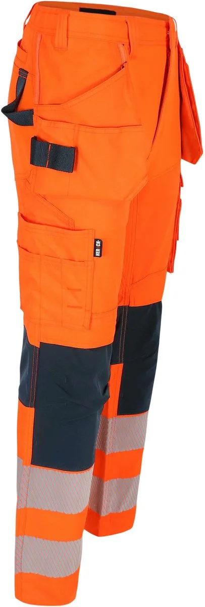 Spector High Vis Werkbroek Heren – 4-Way Stretch – Spijkerzakken – Klasse 2 – Geel von Herock, Gelb, 48 – Produktbild