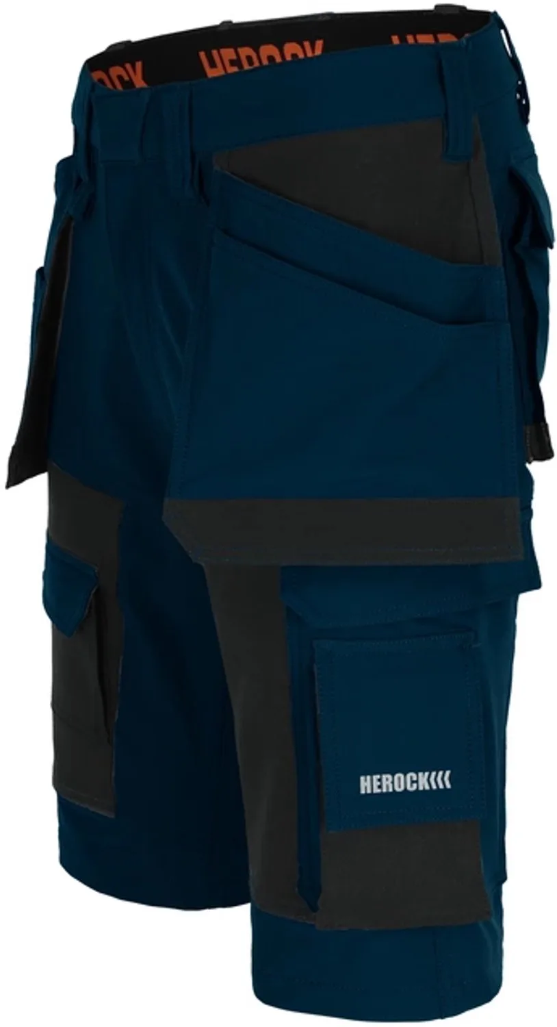Spoki Bermuda Heren – 4-Way Stretch – Spijkerzakken – Waterafstotend – Marineblauw de Herock, Marineblauw, 46 – image du produit