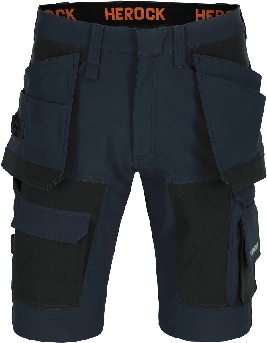 Spoki Bermuda Heren – 4-Way Stretch – Spijkerzakken – Waterafstotend – Marineblauw de Herock, Marineblauw, 44 – image du produit