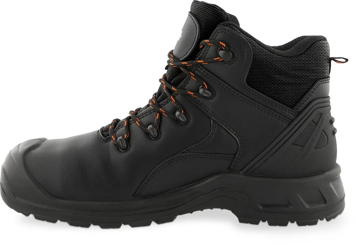 Talin S3S Hoge Veiligheidsschoenen SR FO ESD SC LG van Herock, Zwart – productafbeelding